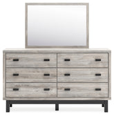 Vessalli King Panel Bed, Dresser, Mirror and 2 Nightstands